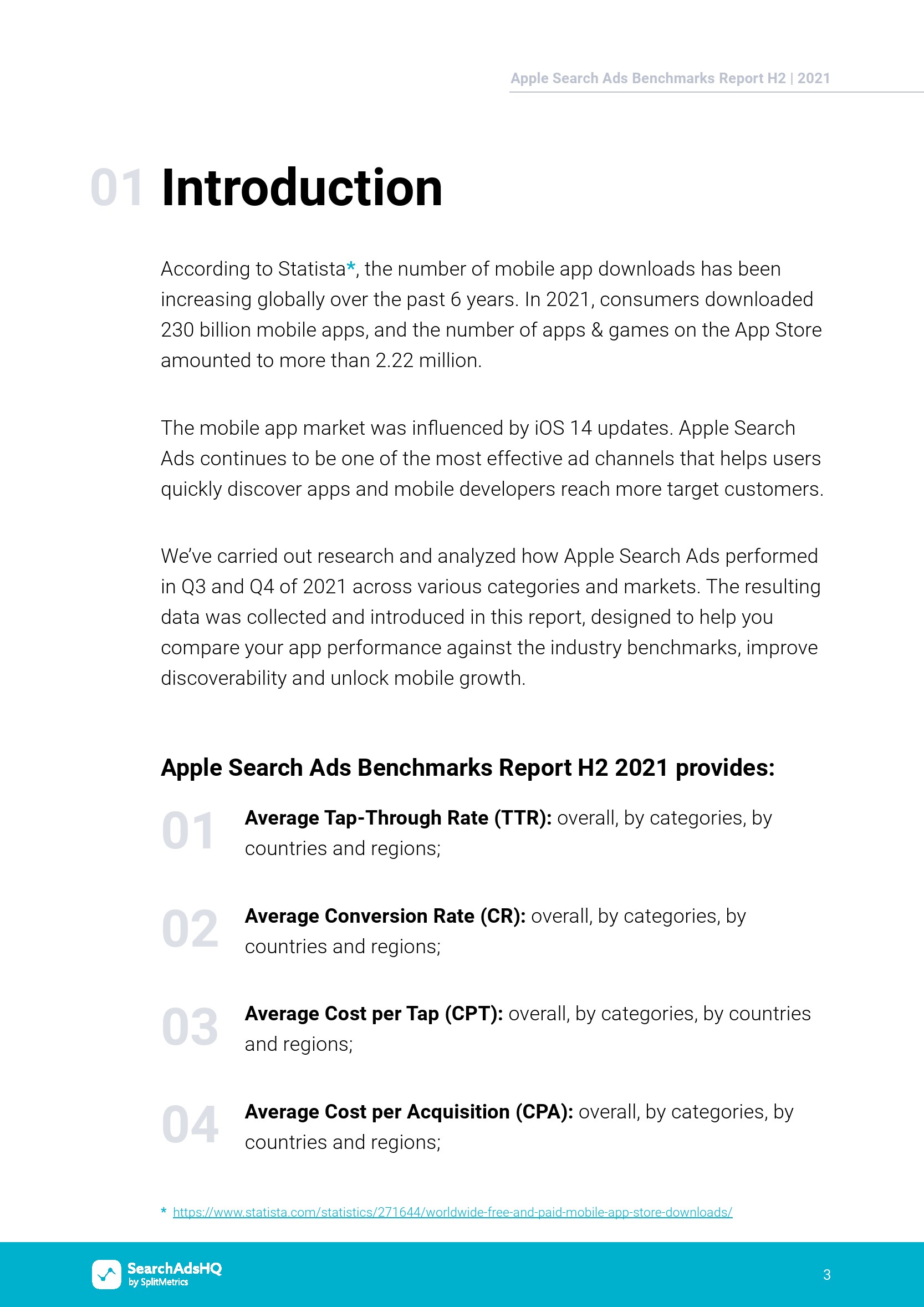 2021下半年苹果搜索广告指标报告(图3)