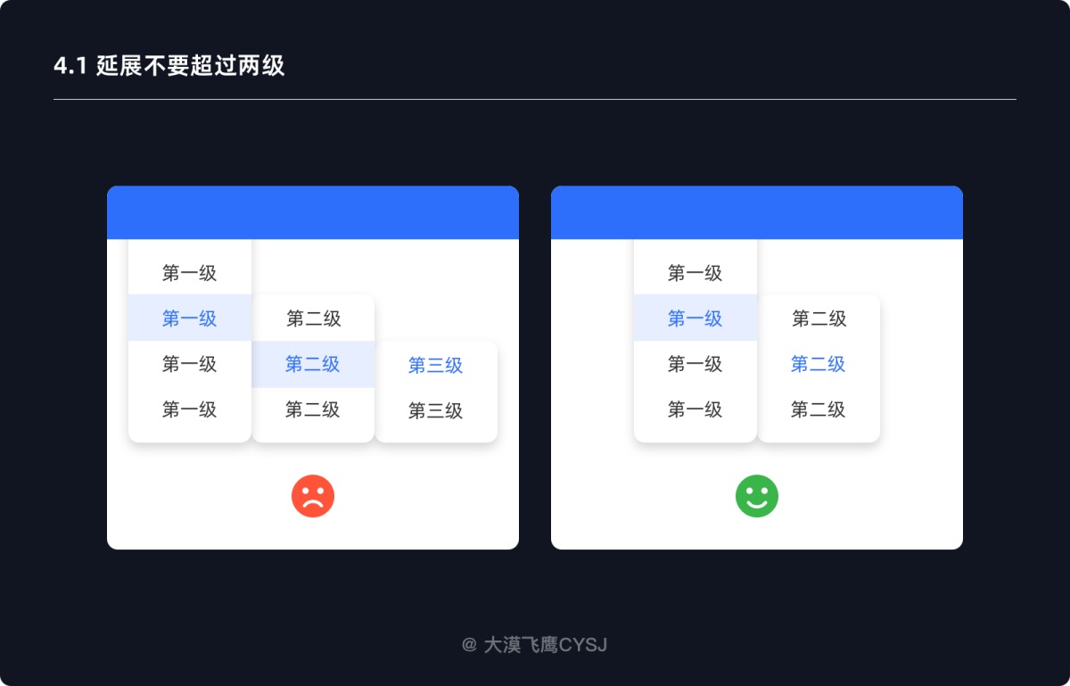 下拉菜单如何设计？5000字干货详解下拉菜单设计