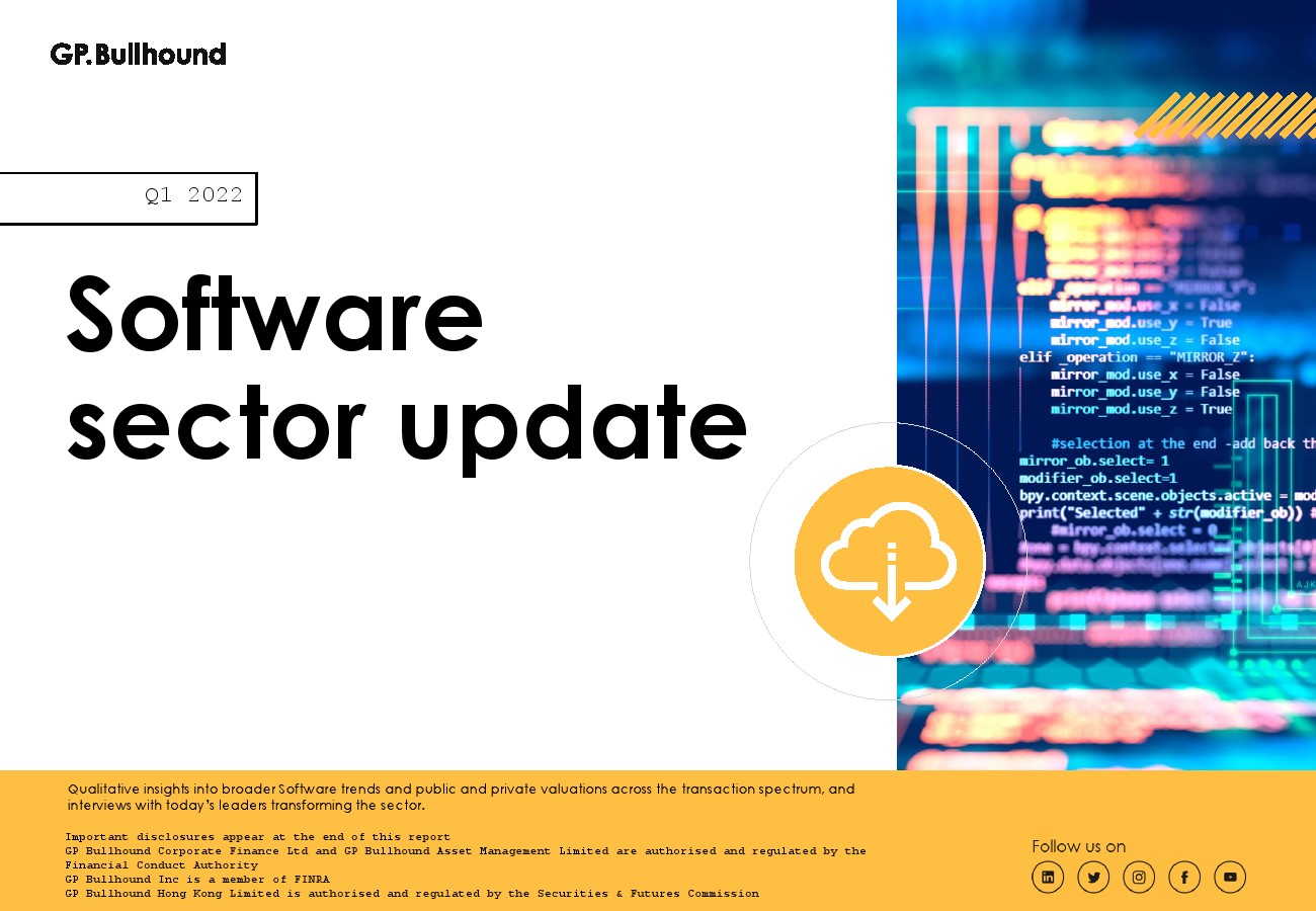 GP Bullhound：2022年第一季度软件行业报告