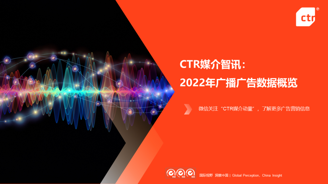 CTR：2022年广播广告市场年度盘点