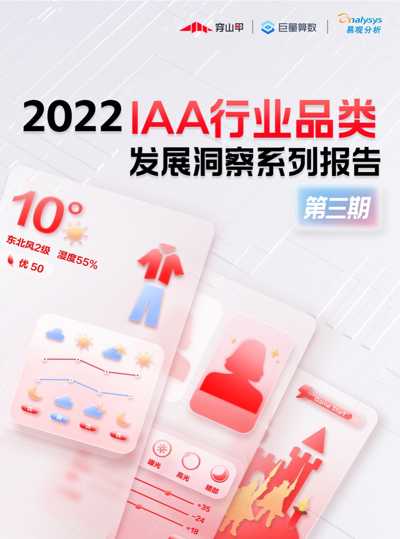 巨量算数：2022年IAA行业品类发展洞察系列报