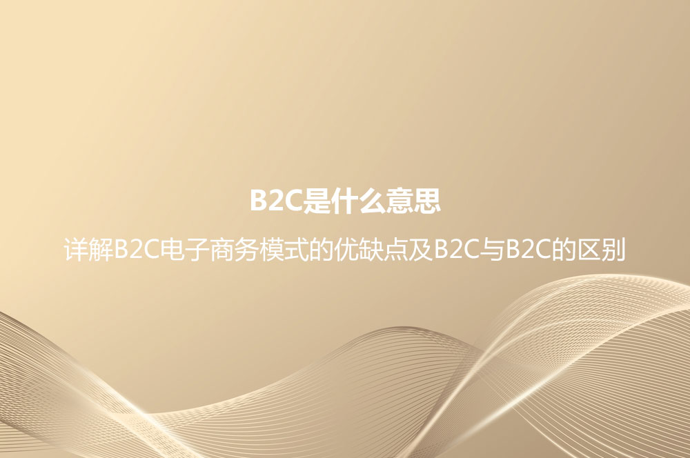 B2C是什么意思？详解B2C电子商务模式的优缺点及B2C与B2C的区别