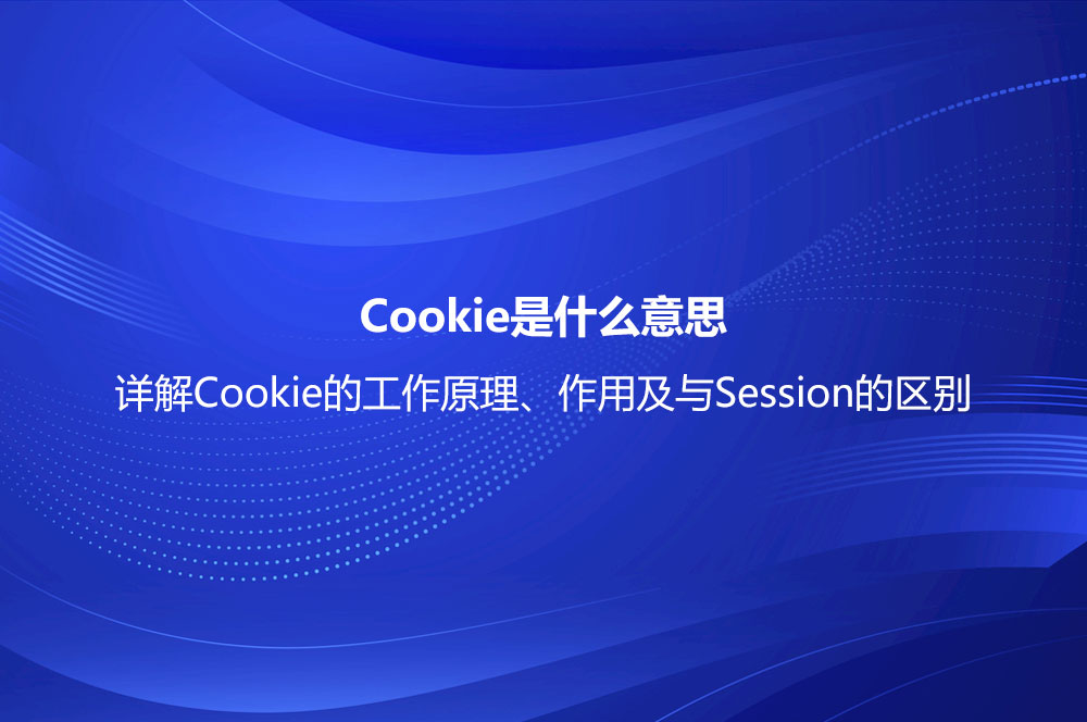 Cookie是什么意思