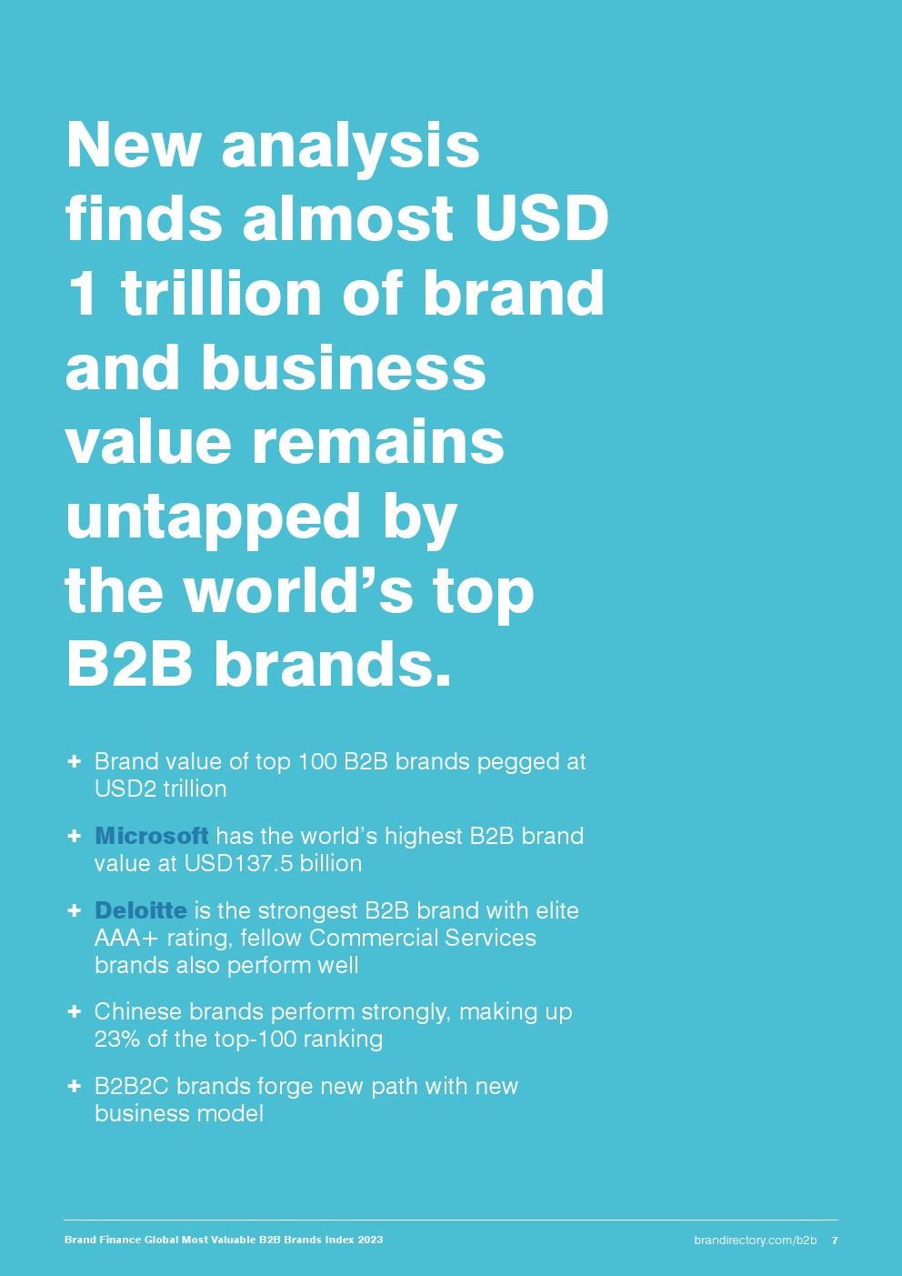 2023年全球最有价值的B2B品牌指数(图7)