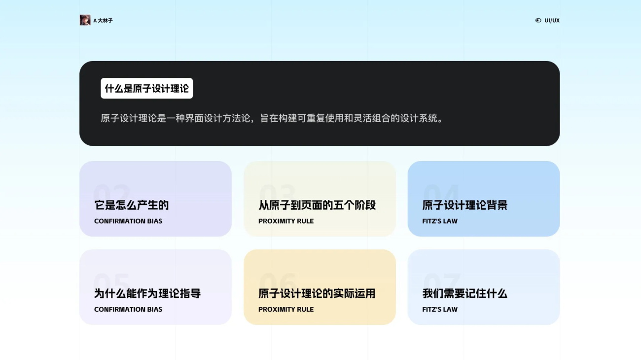 5000字干货！帮你掌握资深设计师都会的原子设计理论