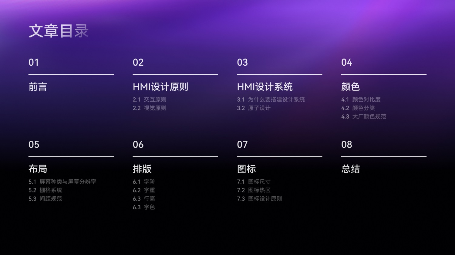 6700字干货！六个章节帮你完整掌握HMI设计规范