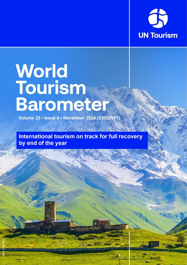 联合国世旅组织：2024年11月世界旅游业晴雨表