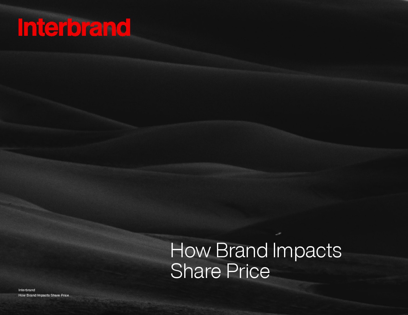 Interbrand：品牌如何影响股价