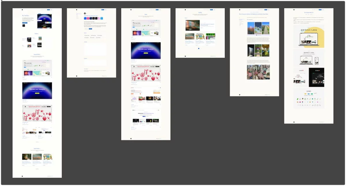 保姆级教程！设计师个人网站全流程指南：设计篇