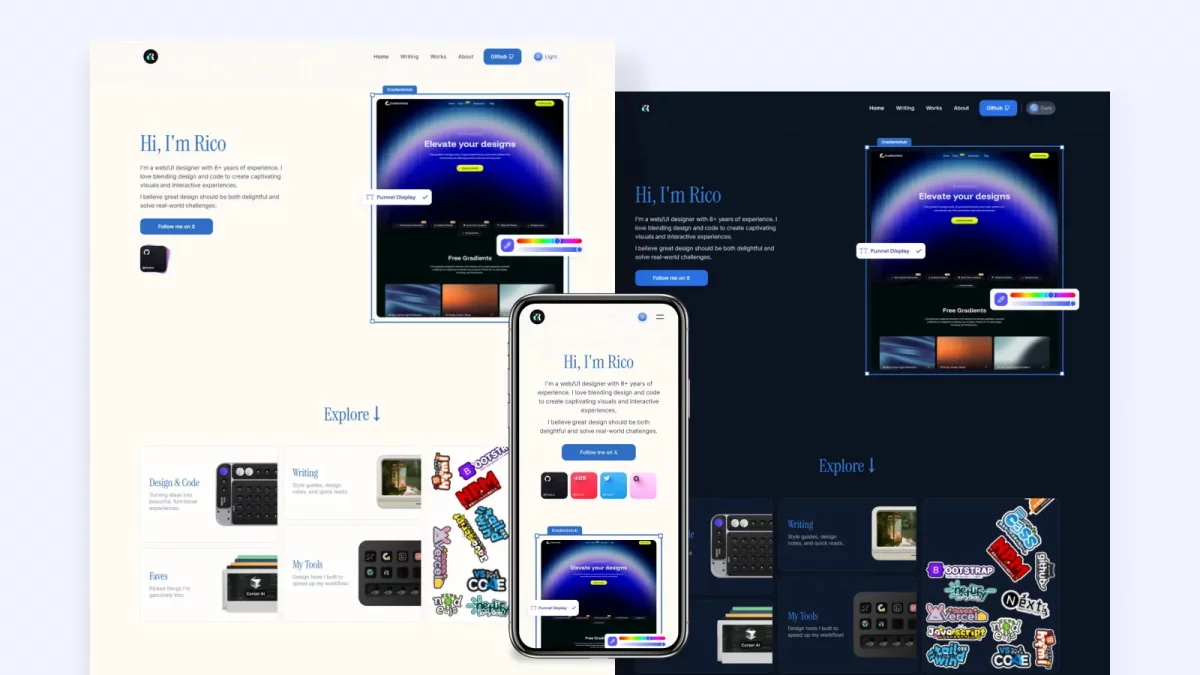 保姆级教程！设计师个人网站全流程指南：设计篇