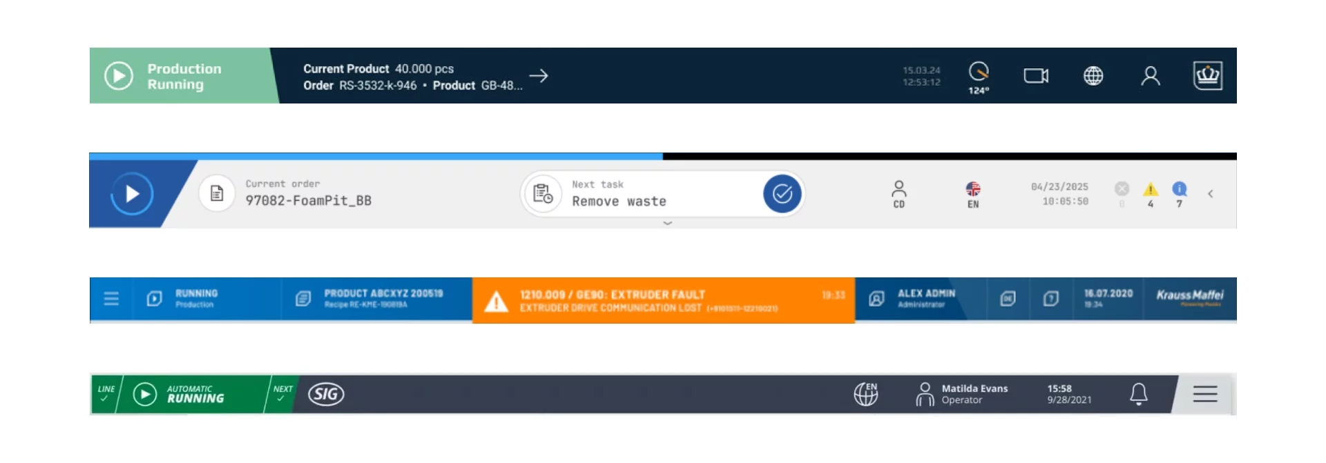 掌握这套工业HMI通用三区布局法，彻底告别界面脏乱差！
