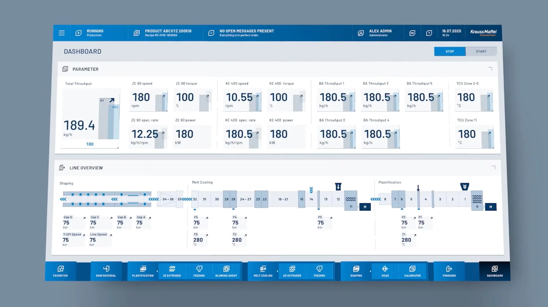 掌握这套工业HMI通用三区布局法，彻底告别界面脏乱差！