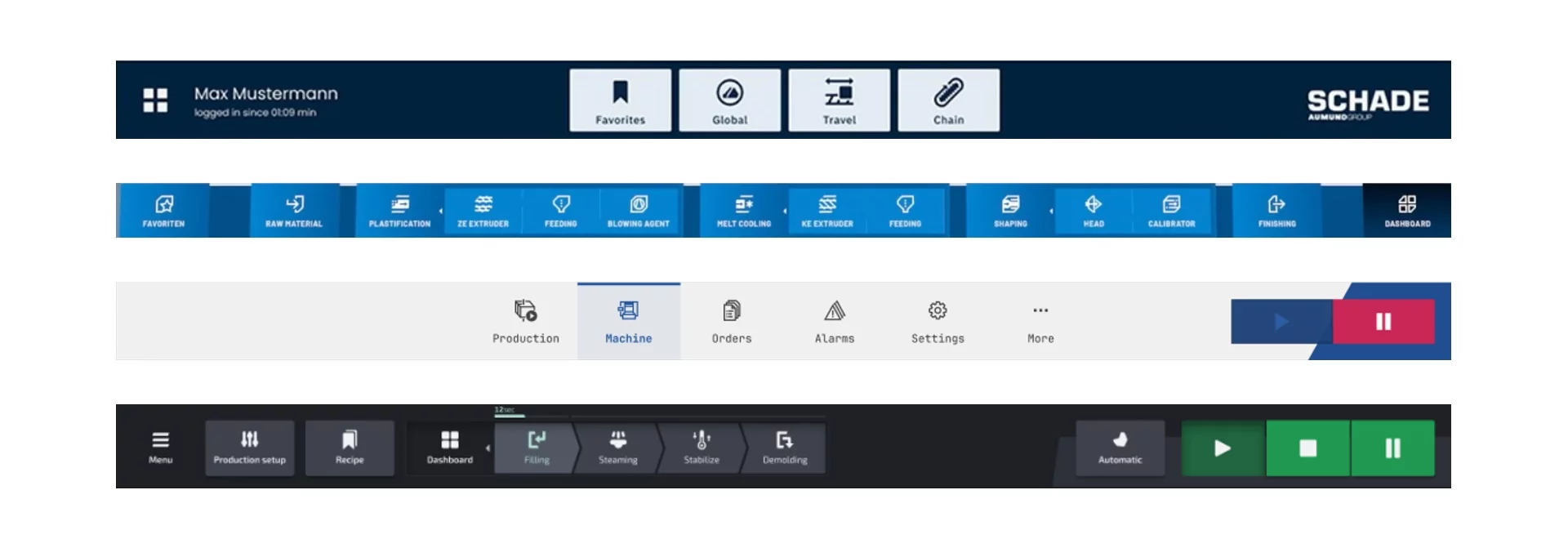 掌握这套工业HMI通用三区布局法，彻底告别界面脏乱差！