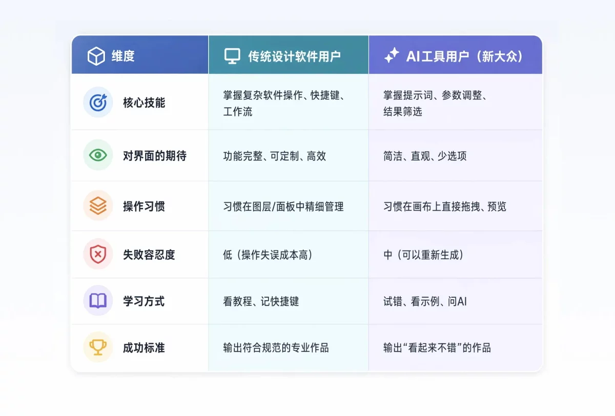 别再用做PS的思维，去设计AI时代的工具了！