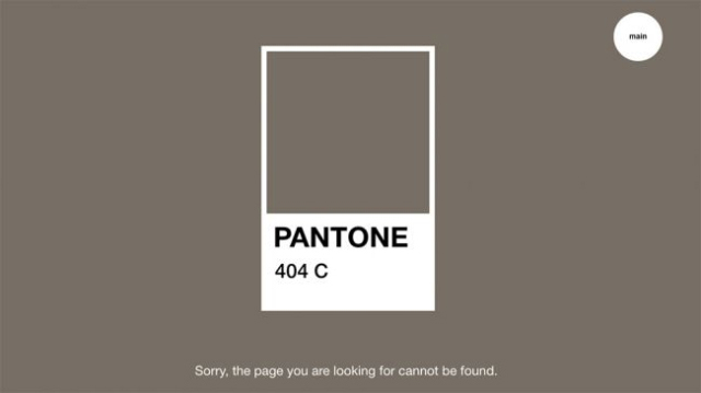 网站设计中的404页面设计(图1)