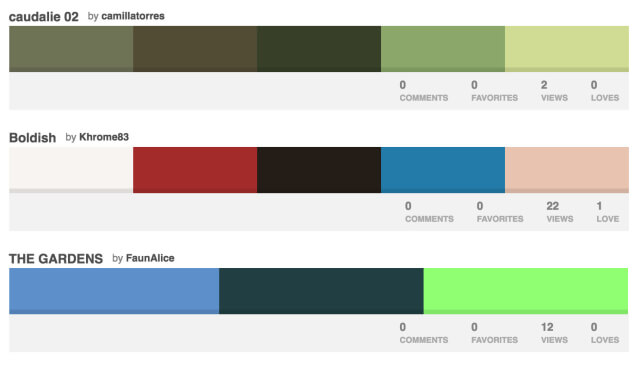 为网站设计师推荐一组色彩工具(图2)