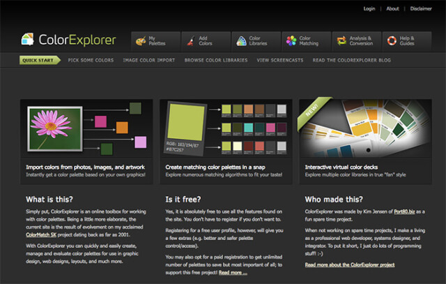 为网站设计师推荐一组色彩工具(图14)