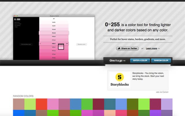 为网站设计师推荐一组色彩工具(图15)