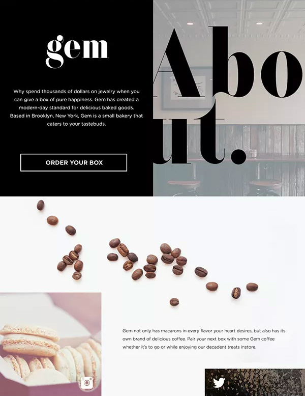 巧克力咖啡海报包装及品牌网站设计作品欣赏(图22)
