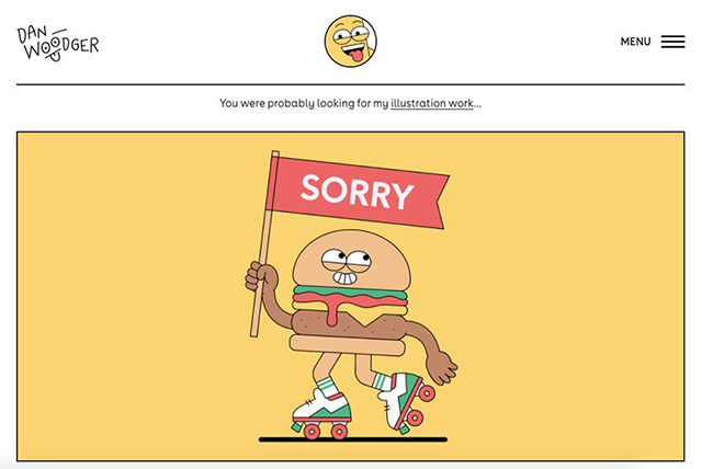 网站设计中使用的404页面(图4)
